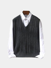 100% Merino Wool Pullover Sweater Vest - North & Row