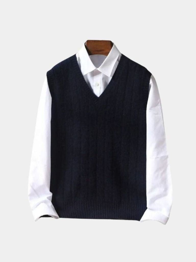 100% Merino Wool Pullover Sweater Vest - North & Row