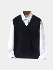 100% Merino Wool Pullover Sweater Vest - North & Row