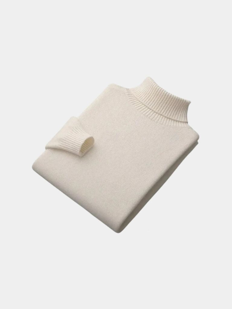 100% Merino Wool Turtleneck Sweater - North & Row