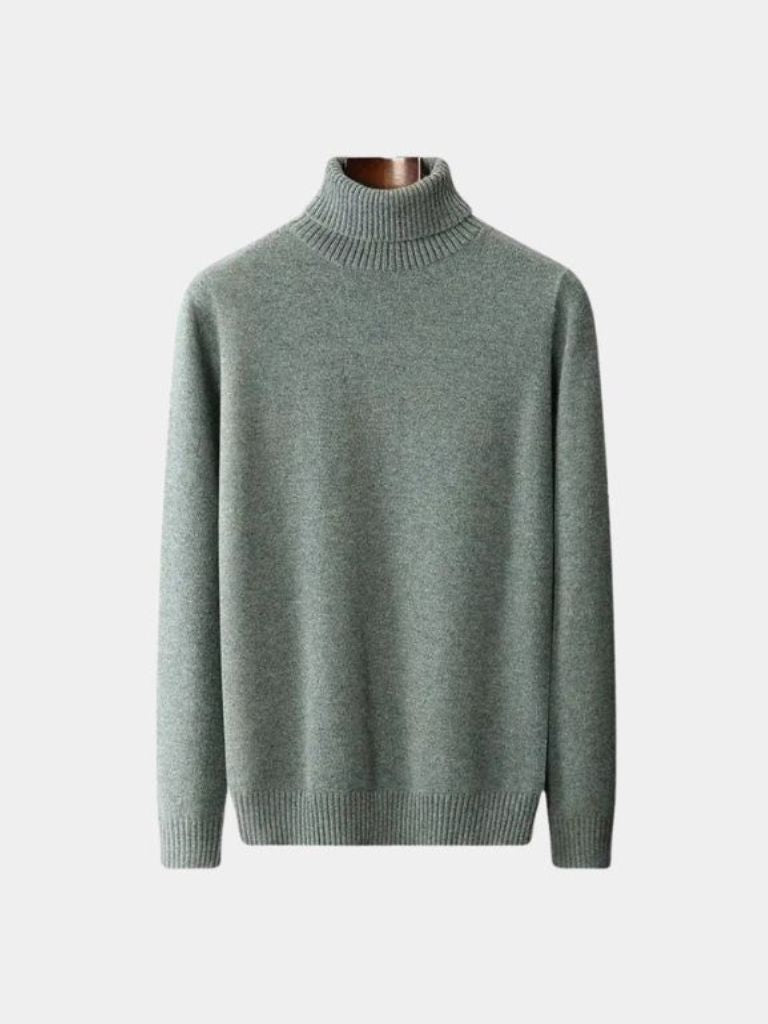 100% Merino Wool Turtleneck Sweater - North & Row