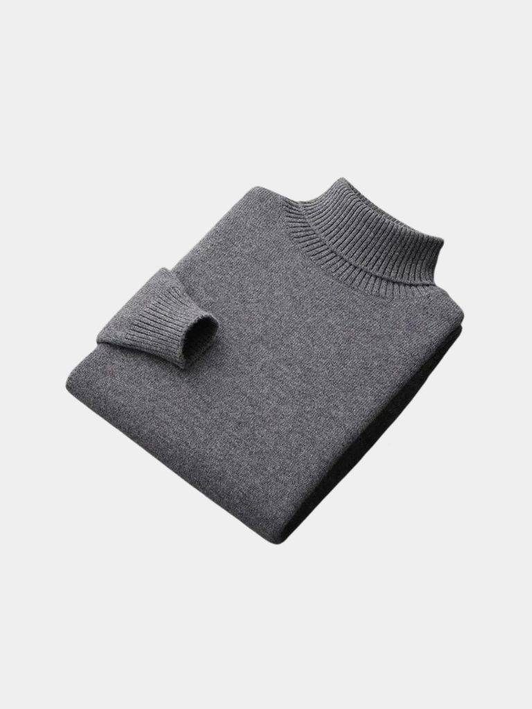 100% Merino Wool Turtleneck Sweater - North & Row