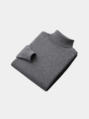 100% Merino Wool Turtleneck Sweater - North & Row