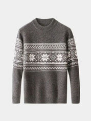 100% Wool Fair Isle Pullover Sweater Jumper - North & Row
