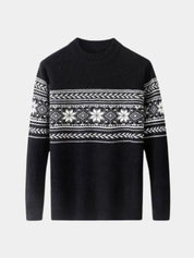 100% Wool Fair Isle Pullover Sweater Jumper - North & Row
