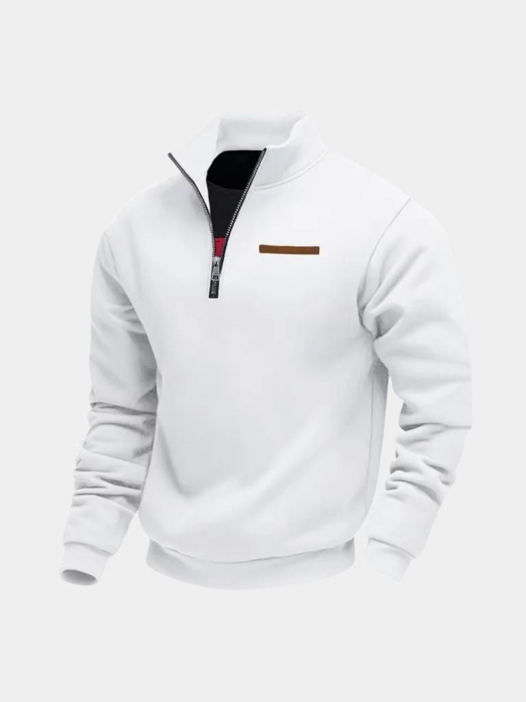 Slate Urban High Collar Pullover - North & Row