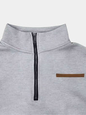 Slate Urban High Collar Pullover - North & Row