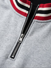 Regent Striped High Collar Pullover - North & Row