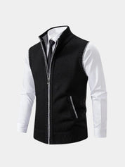 Elegant Full-Zip Sweater Vest - North & Row