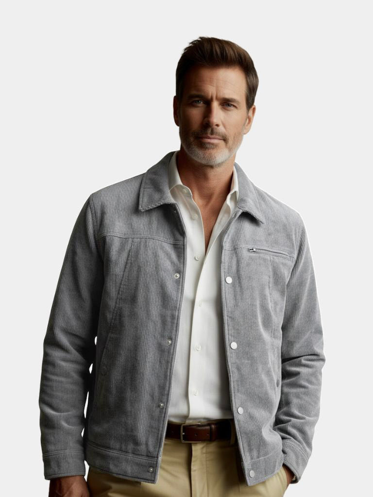 Minimalist Corduroy Sherpa Jacket - North & Row
