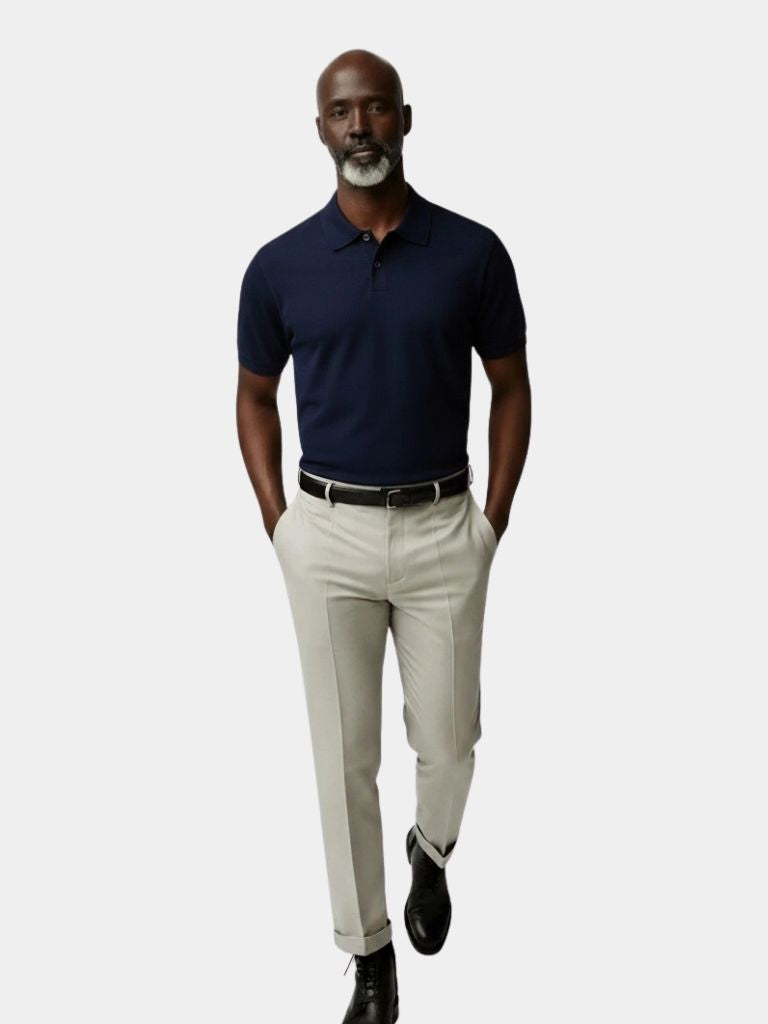 Navy Windsor Polo – North & Row