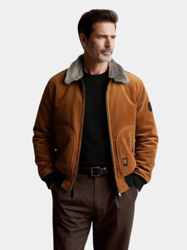 Thermal Windbreaker Corduroy Jacket - North & Row