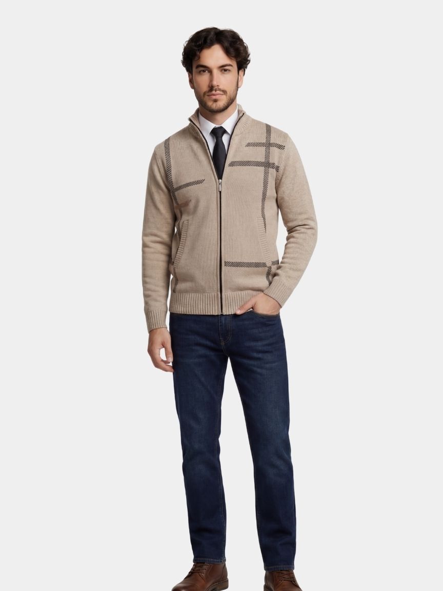 Graphite Symmetry Knit Jacket - North & Row