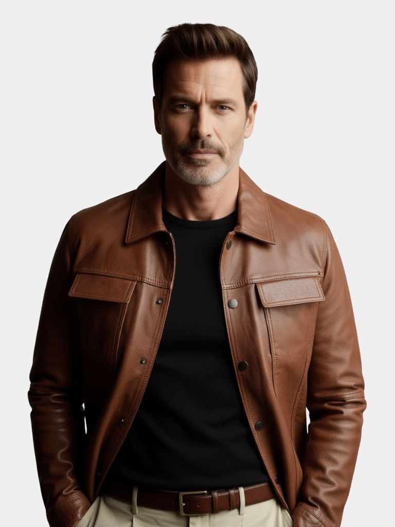 Bronze Rebel Leather Jacket – North & Row