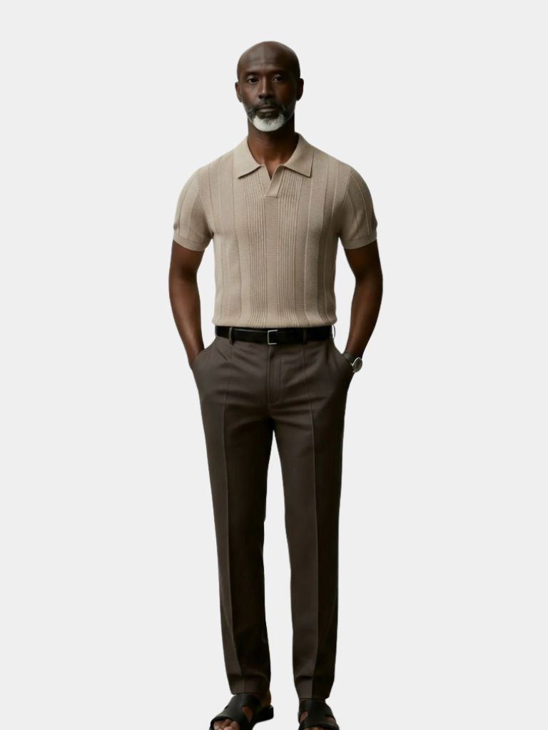Beige Ancien Polo - North & Row
