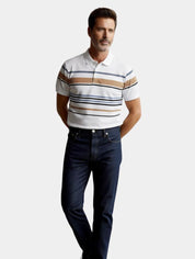 Sunset Stripe Polo – North & Row