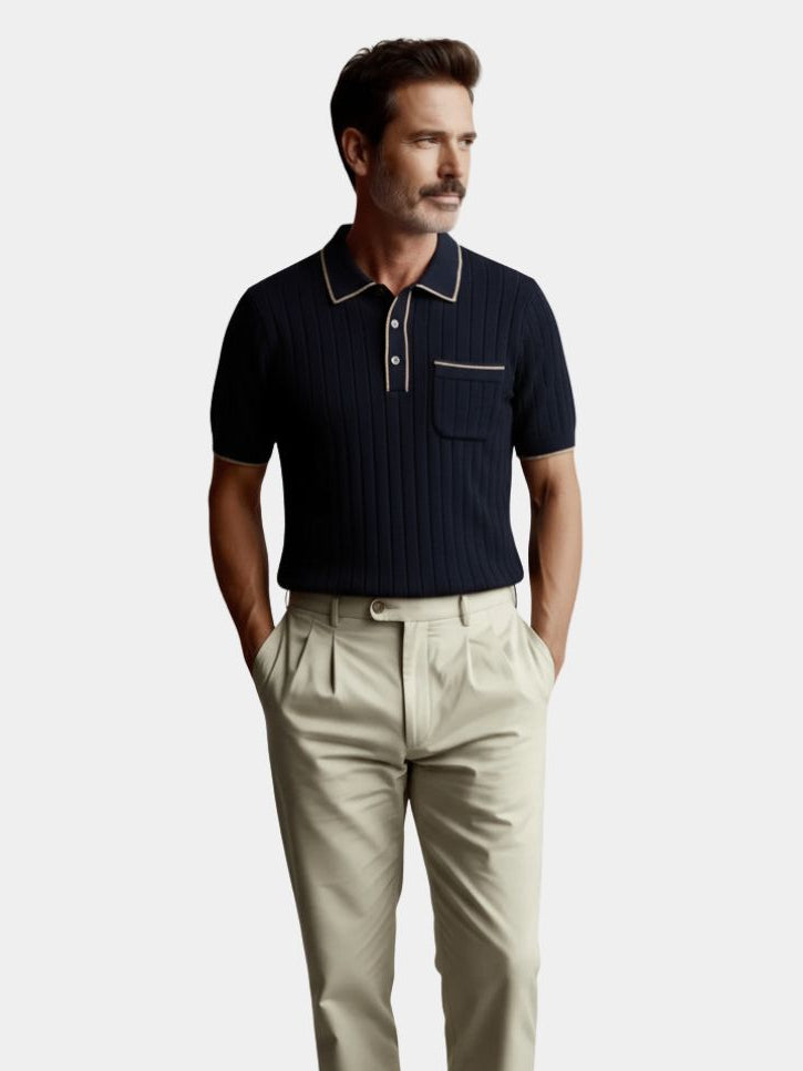Old Money Knit Polo Shirt - North & Row