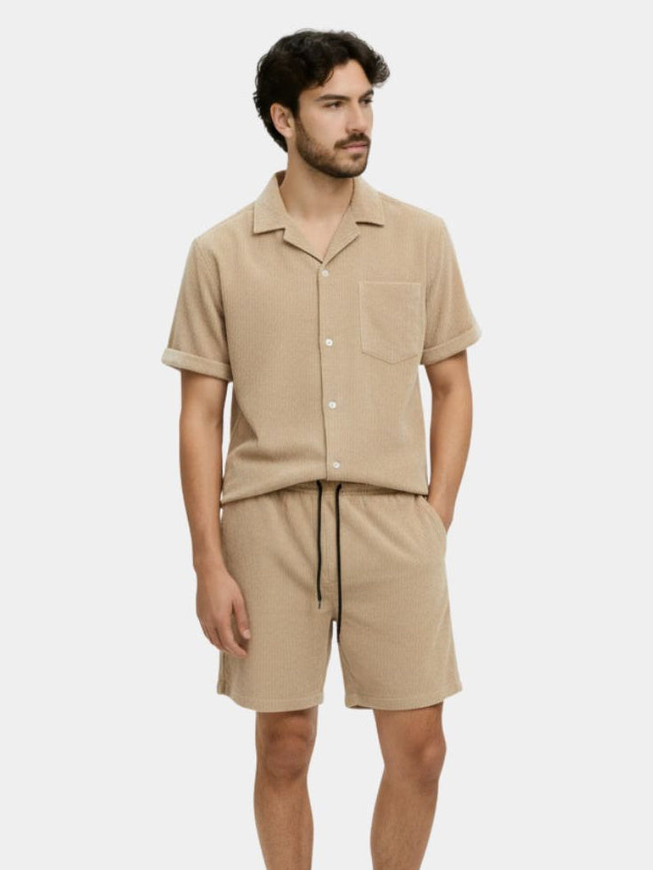 Summer Corduroy Set Shorts and Shirt - North & Row