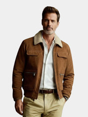 Essential Fleece Suede Jacket - North & Row