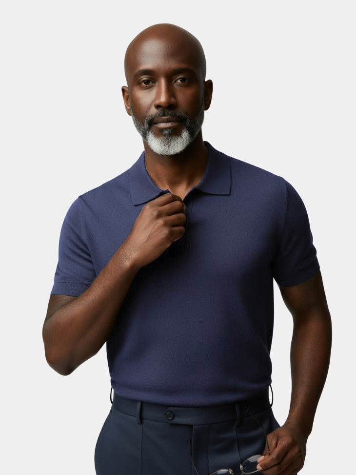 Navy Class Polo – North & Row