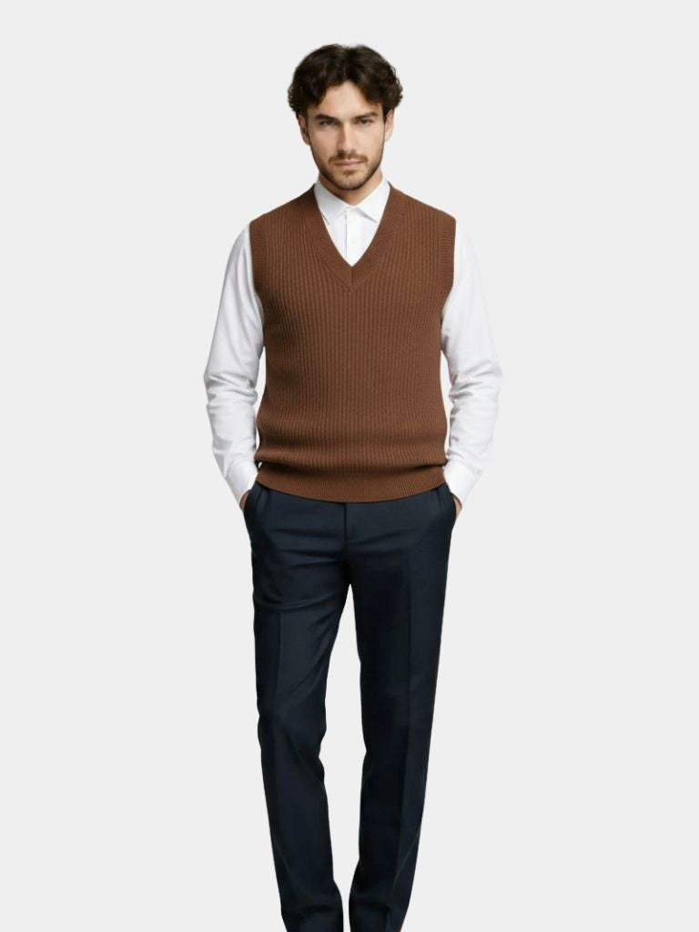 Knit Vest Waistcoat - North & Row