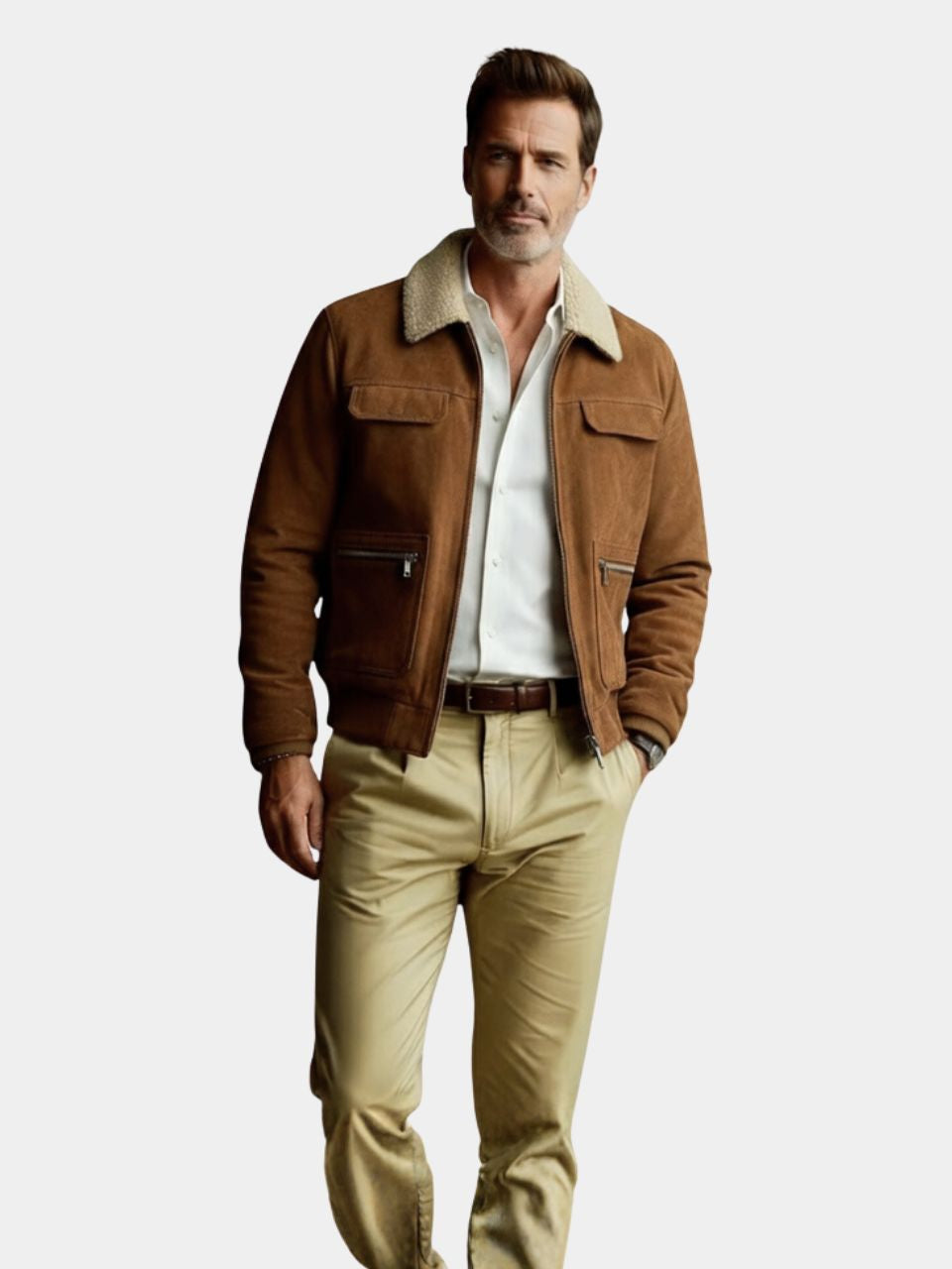 Essential Fleece Suede Jacket - North & Row