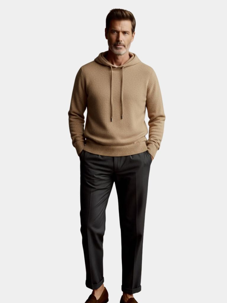 100% Cashmere Hooded Sweater - North & Row