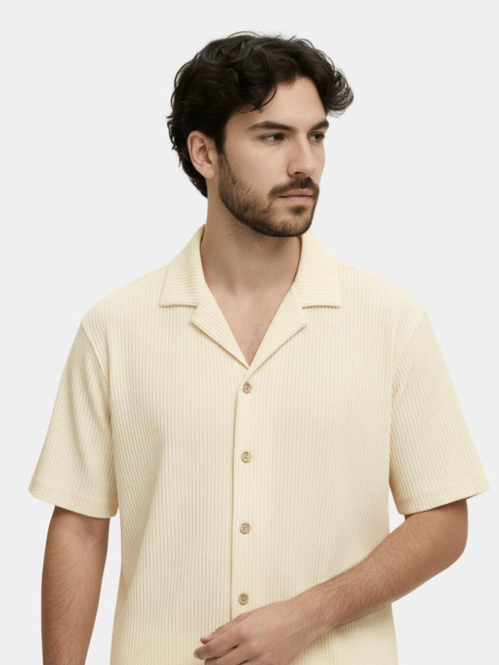 Minimalist Corduroy Set Shorts and Shirt - North & Row