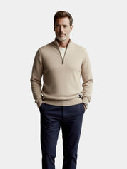 Half Zip Knitwear Solid Color Cardigan Sweater - North & Row