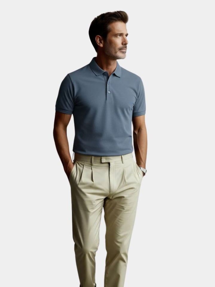 Essential Cotton Polo Shirt - North & Row