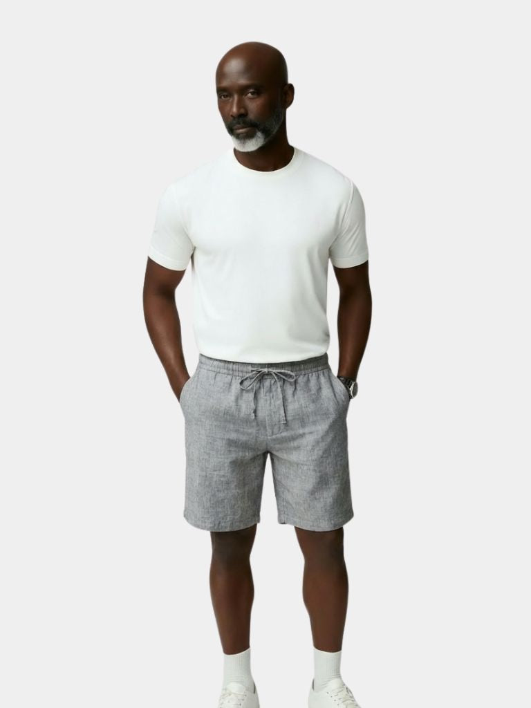 Gris Mariner Linen Shorts - North & Row