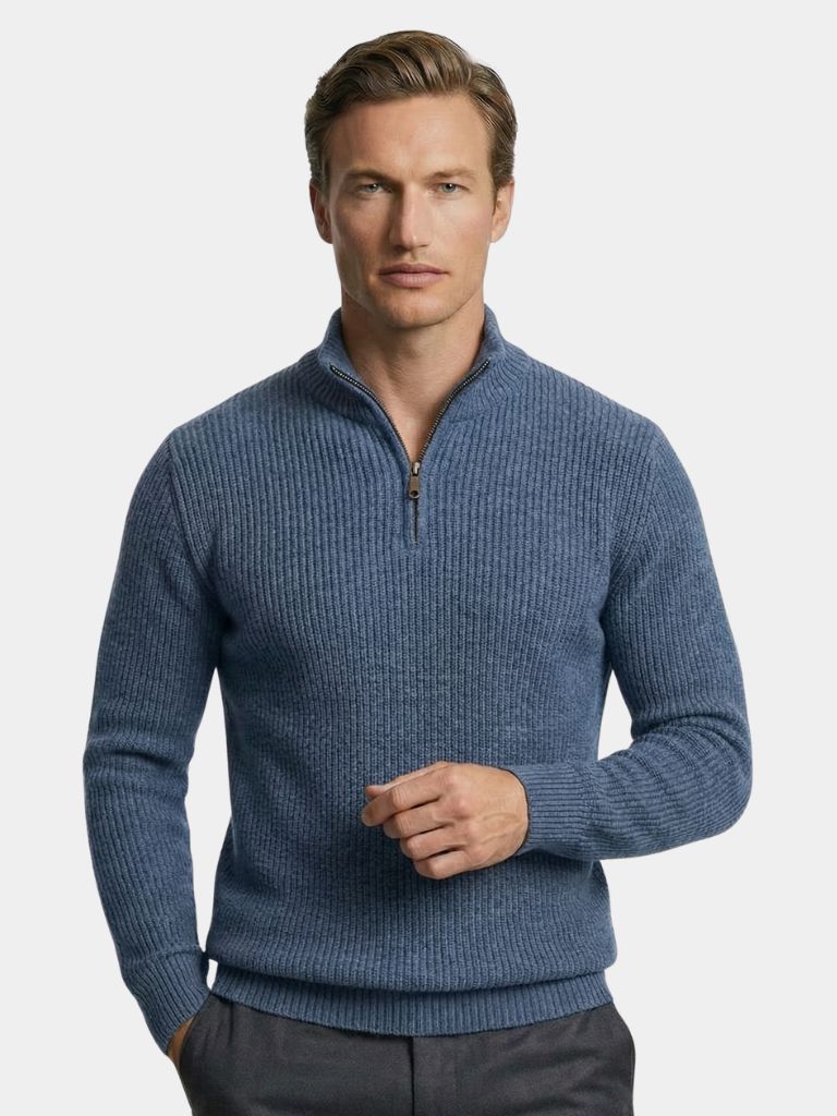 Classic Highland Quarter-Zip Sweater - North & Row