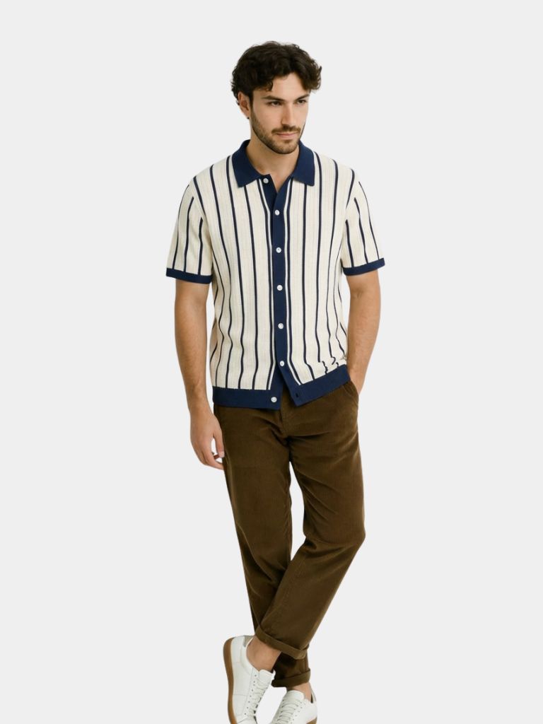 Atlantic Frame Knit Polo – North & Row