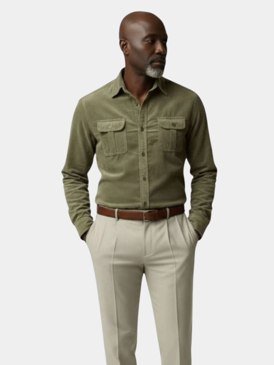 Casual Business Corduroy Shirt - North & Row