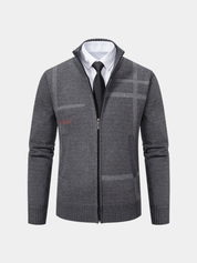 Graphite Symmetry Knit Jacket - North & Row