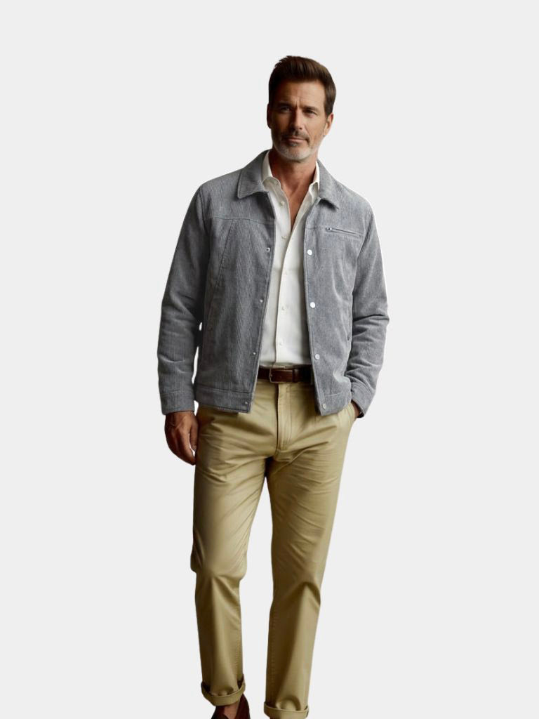 Minimalist Corduroy Sherpa Jacket - North & Row