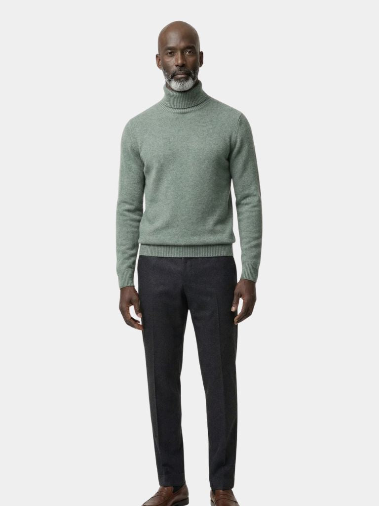 100% Merino Wool Turtleneck Sweater - North & Row