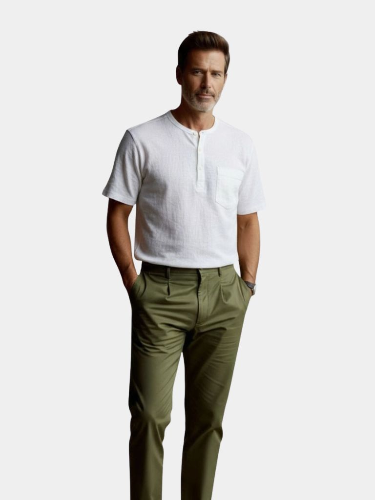 White Wellspring Linen T-Shirt – North & Row