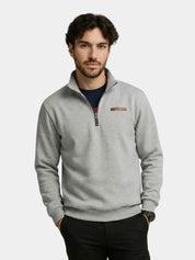 Slate Urban High Collar Pullover - North & Row
