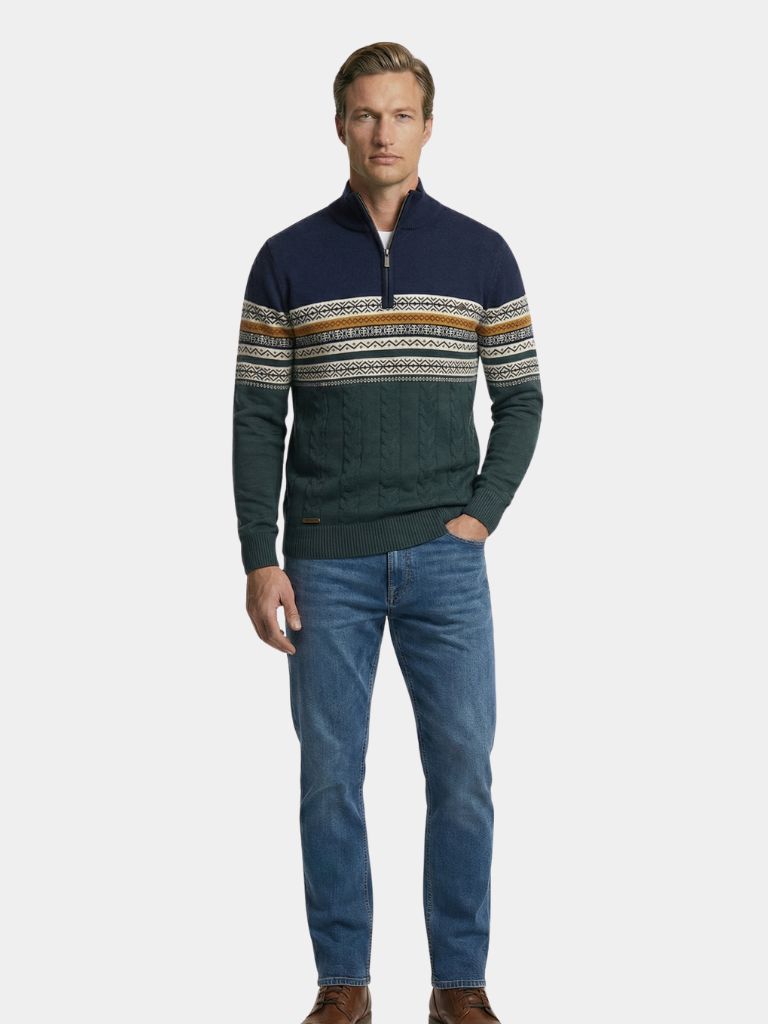 Half Zip Knit Pullover Sweater - North & Row