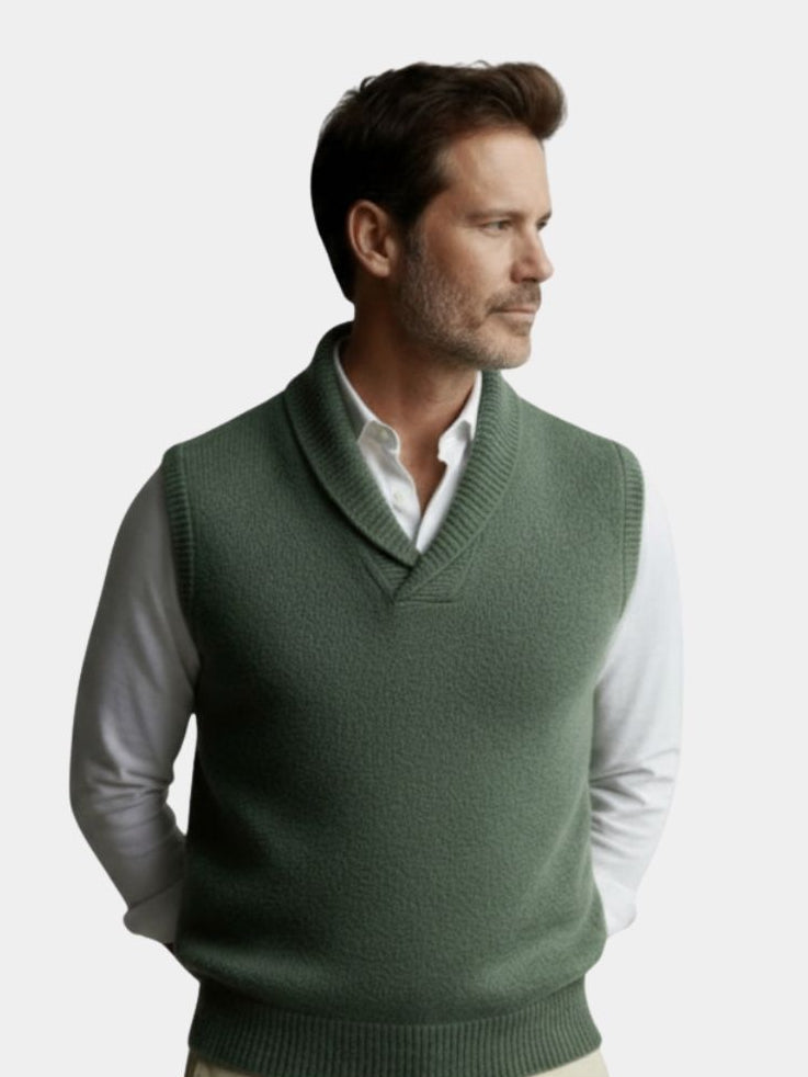 British Knit Vest Waistcoat - North & Row