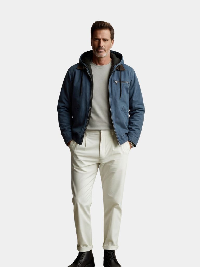 Essential Hooded Work Jacket - North & Row