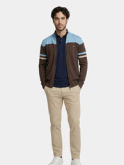 Cardigan Sweater Zipper Standing Collar Knitwear - North & Row