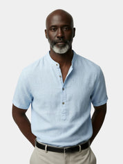 Essential Short Sleeve Linen Shirt - North & Row