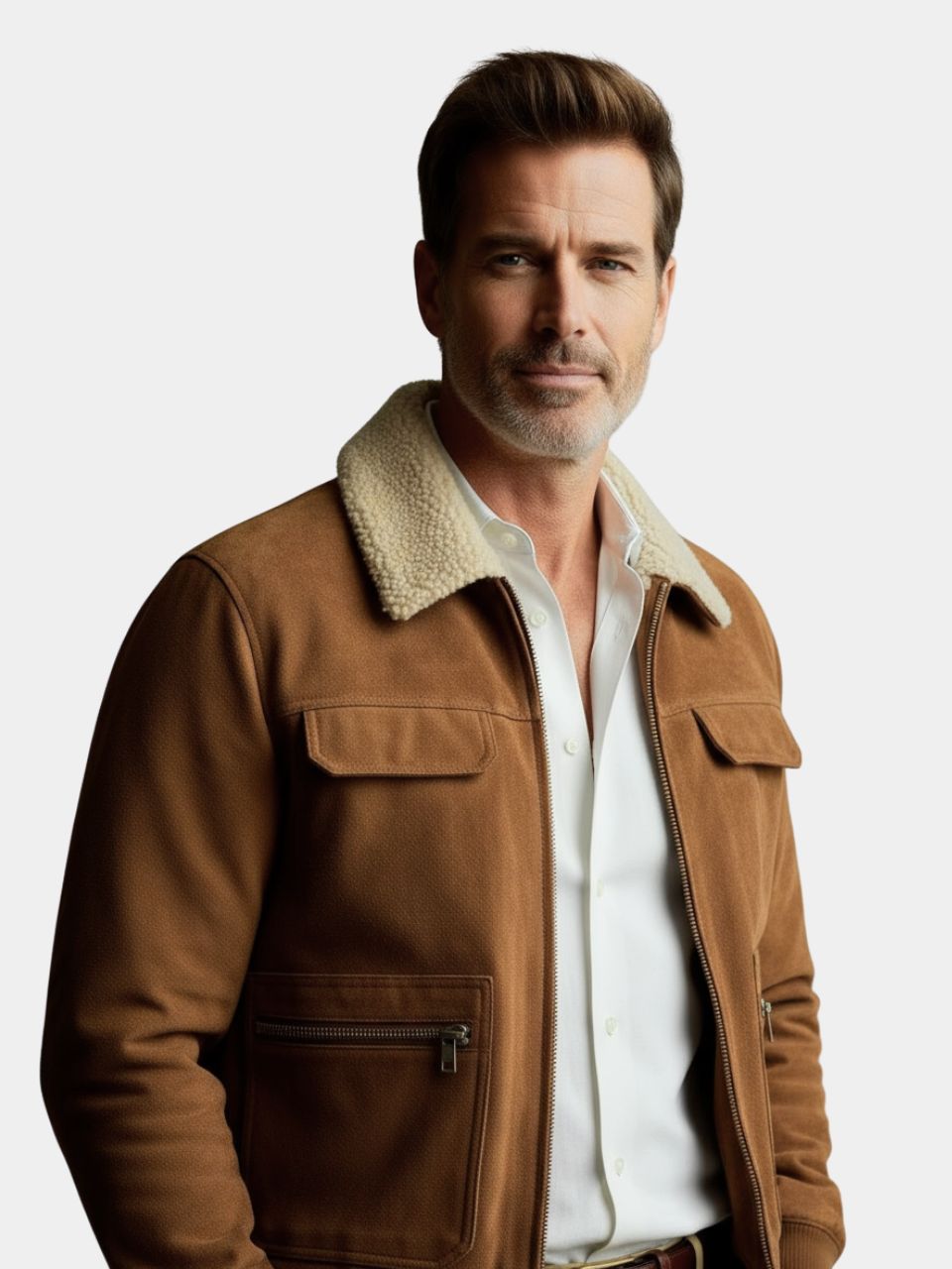 Essential Fleece Suede Jacket - North & Row