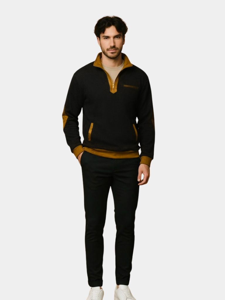 Explorer High Collar Quarter Zip Pullover - North & Row
