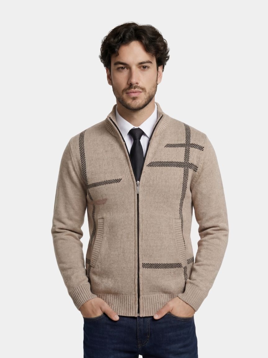 Graphite Symmetry Knit Jacket - North & Row