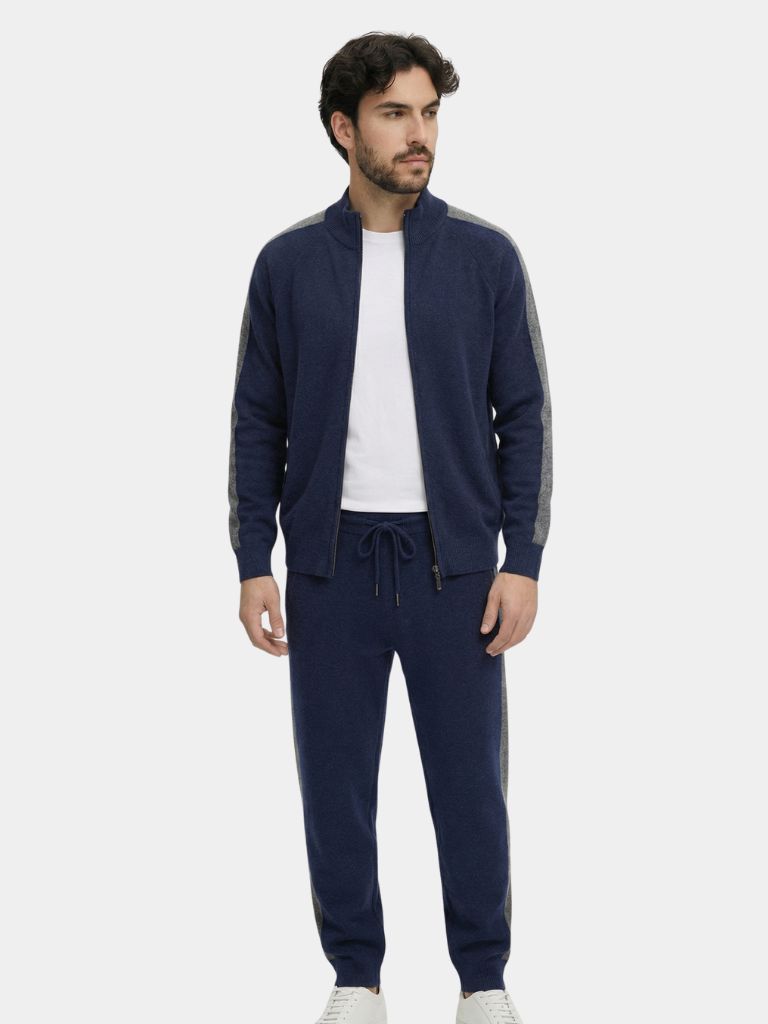 Navy Heritage Cashmere Set – North & Row