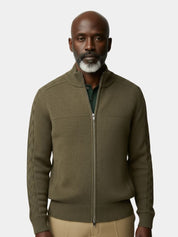 Cashmere Zip Sweater Knit Turtleneck - North & Row