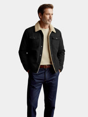 Vintage Fleece Bomber Jacket - North & Row